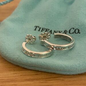 Tiffany & Co. 1837 Silver Hoop Earrings